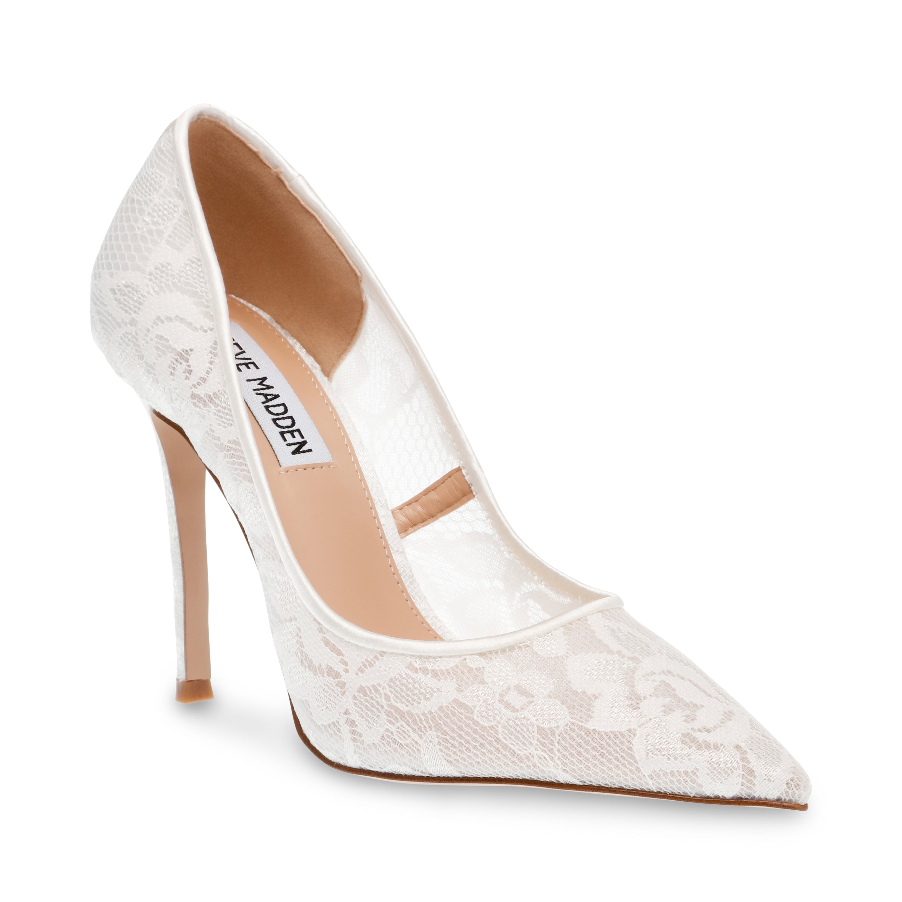 EVELYN-L WHITE LACE- Hover Image