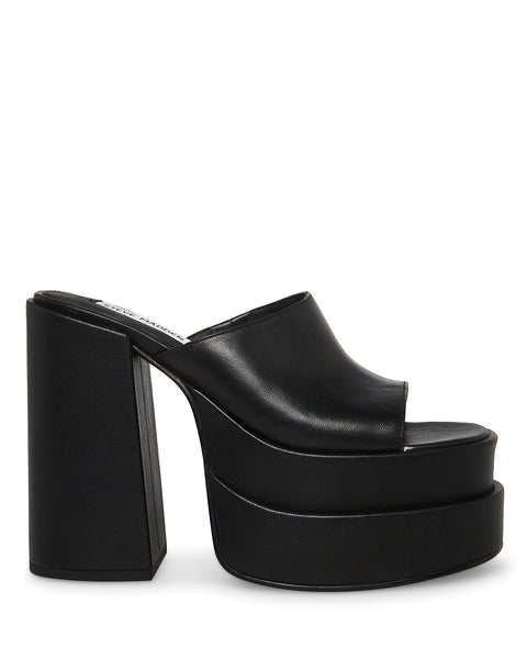 CAGEY BLACK LEATHER