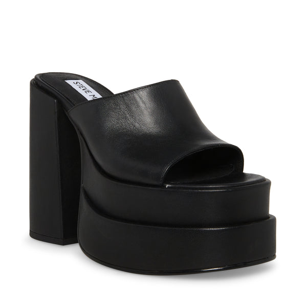 CAGEY BLACK LEATHER