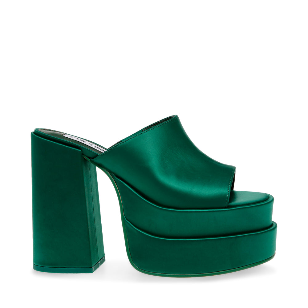 Steve Madden CAGEY EMERALD SATIN Calzado Calzado - Plataformas