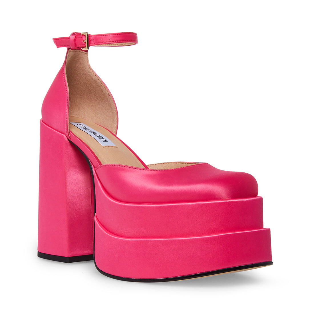 CHARLIZE PINK SATIN- Hover Image