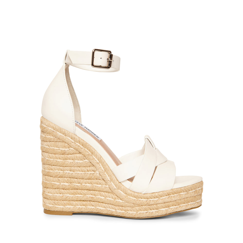 Steve Madden SIVIAN WHITE LEATHER Calzado Calzado - Cuñas