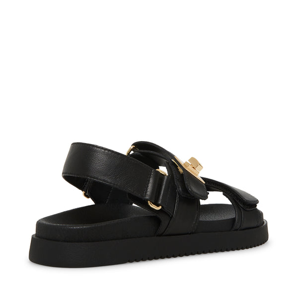 MONA (Camb.col. GOLD a GOLD LEATHER) BLACK LEATHER