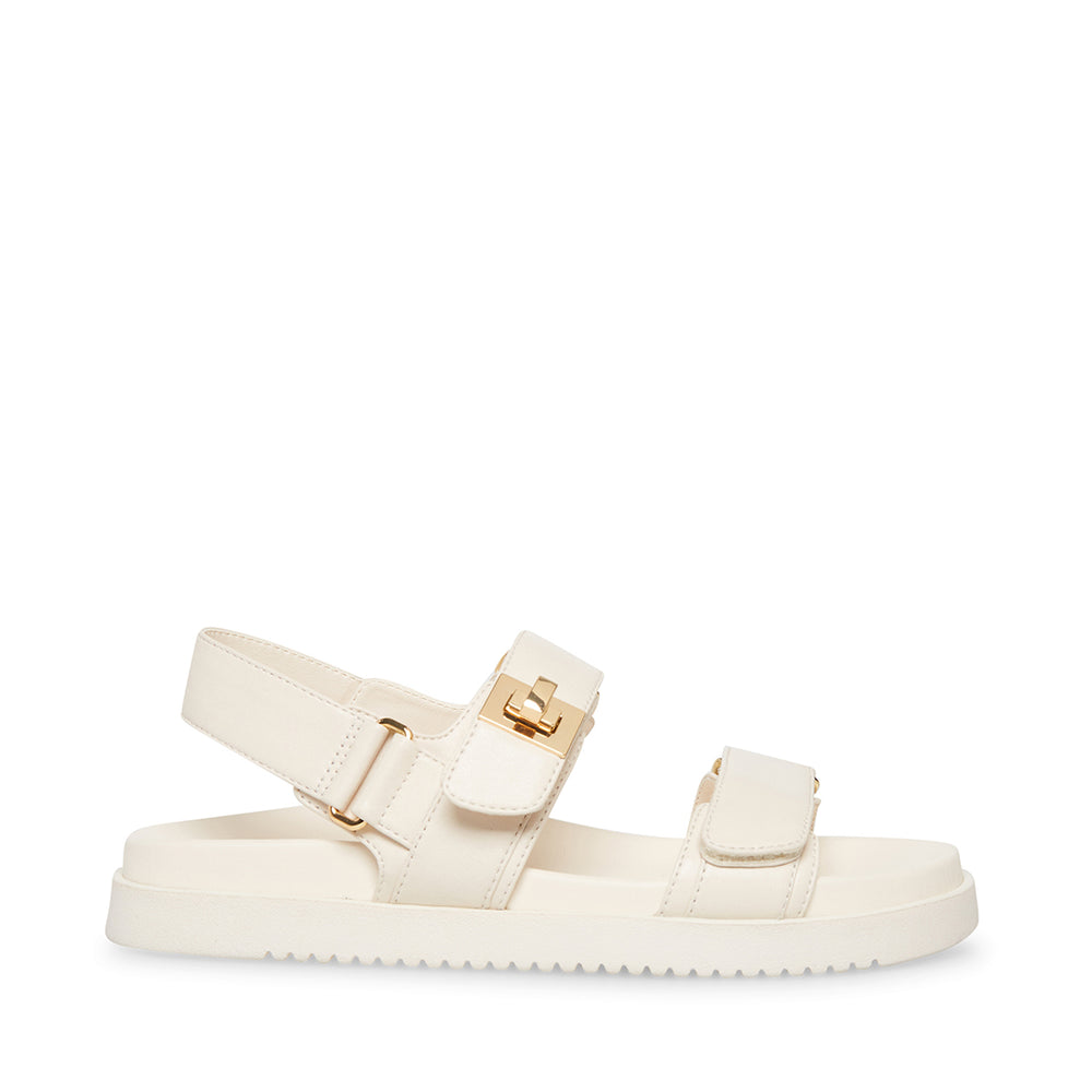 Steve Madden MONA BONE LEATHER Calzado Calzado - Sandalias Planas