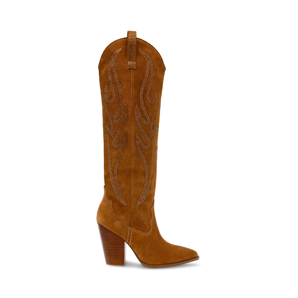 Steve Madden LASSO CHESTNUT/STONE Calzado Biker & Western Boots