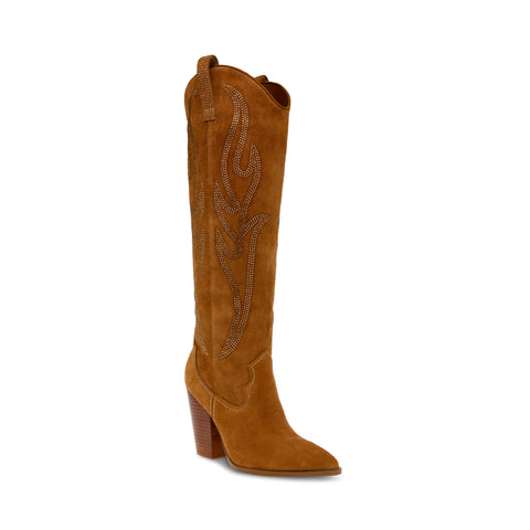 Steve Madden LASSO CHESTNUT/STONE Calzado Biker & Western Boots