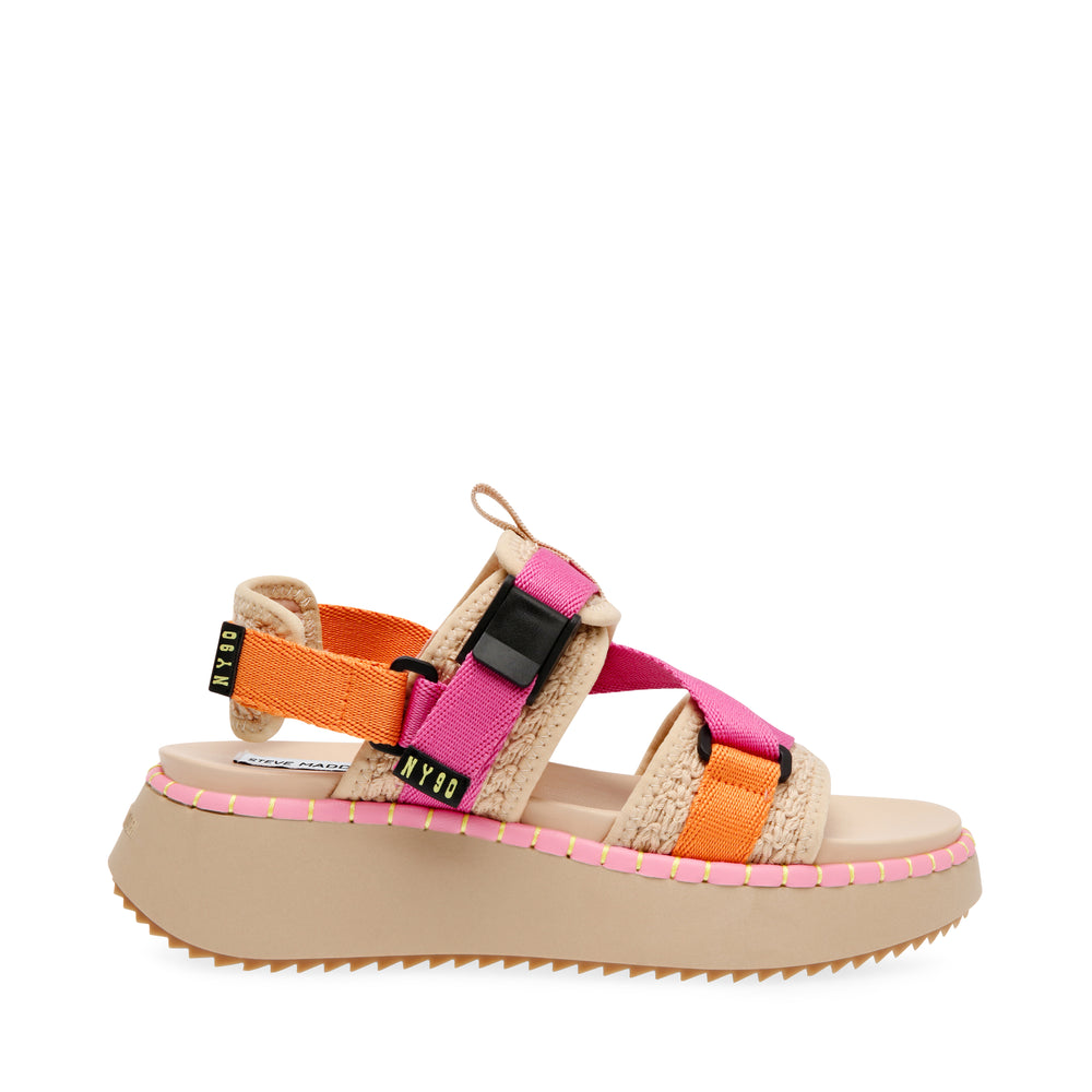 Steve Madden DECORUM NATURAL/ORANGE Calzado Calzado - Plataformas