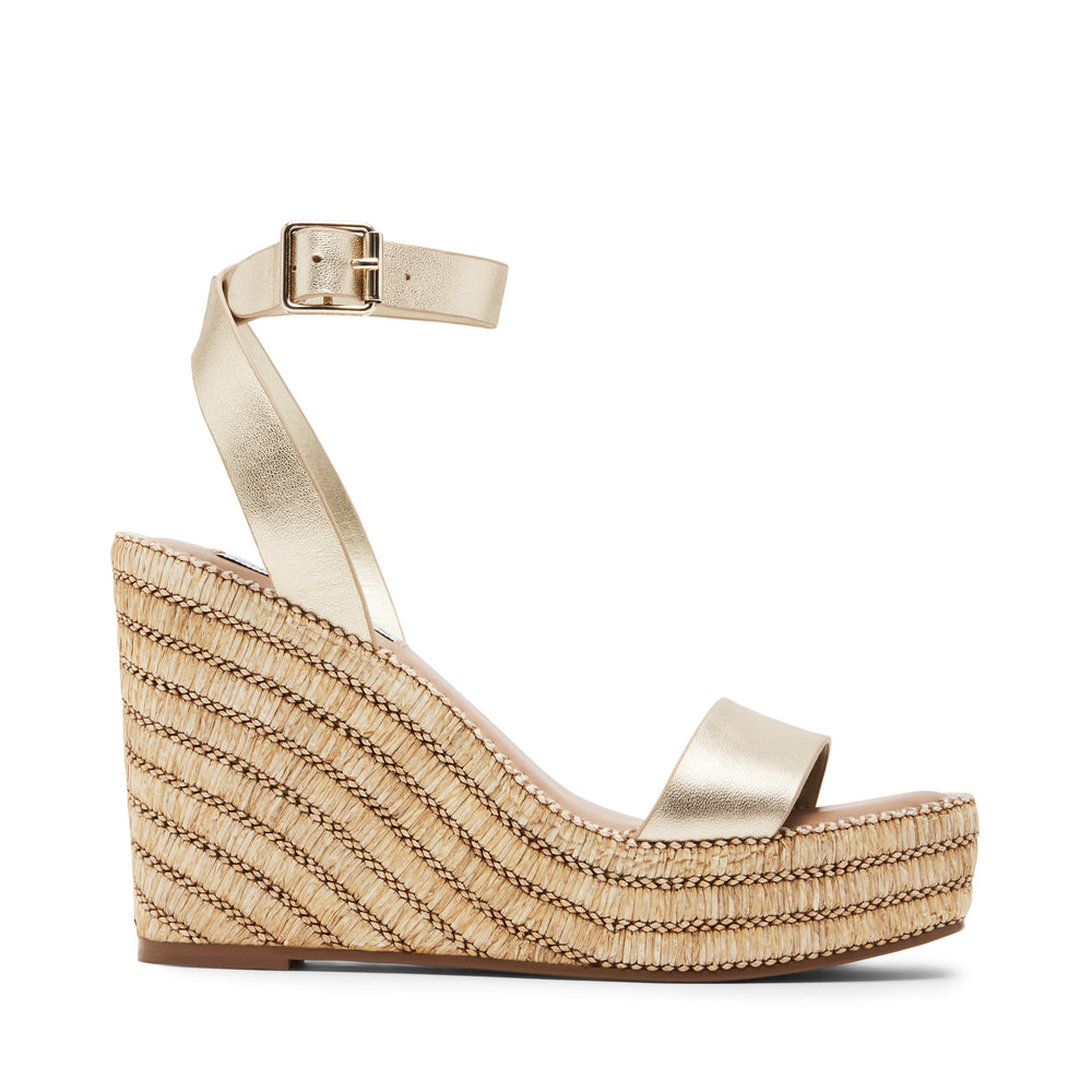 Steve Madden CASSIE GOLD LEATHER Calzado Calzado - Cuñas