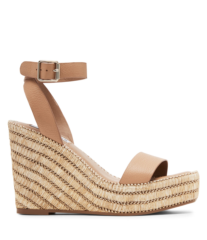 Steve Madden CASSIE TAN LEATHER Calzado Calzado - Cuñas