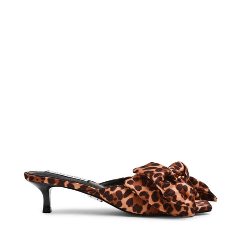 Steve Madden KIT HEELED LEOPARD SATIN Calzado ESENCIALES DE PRIMAVERA