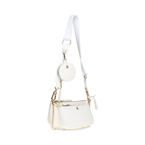 Steve Madden Burgent WHITE/GOLD Bolsos Esenciales