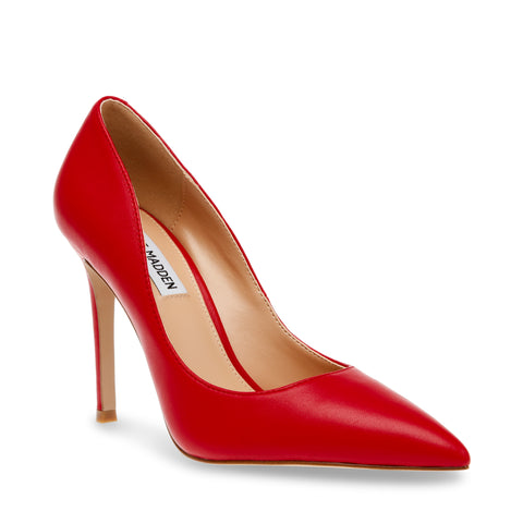 Steve Madden EVELYN-E RED LEATHER Calzado COLECCIÓN DE FIESTA