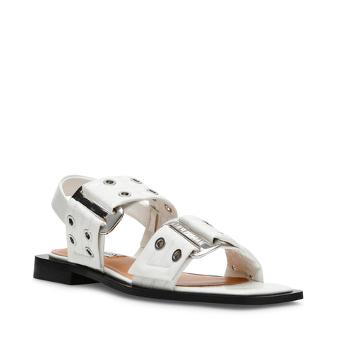 Steve Madden SARIA-E WHITE PATENT Calzado Calzado - Sandalias Planas