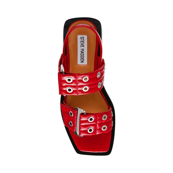 SARIA-E RED PATENT