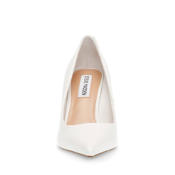 CLASSIE WHITE LEATHER