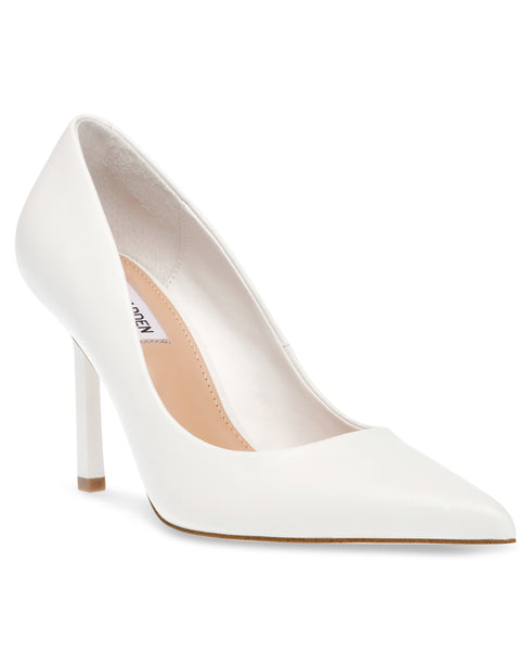 CLASSIE WHITE LEATHER